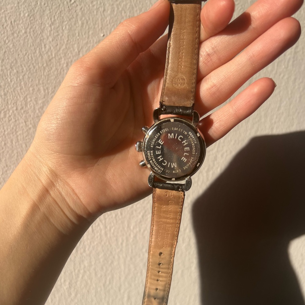 MICHELE CSX DIAMOND CHRONOGRAPH QUARTZ LADIES WATCH - Picture 3 of 8